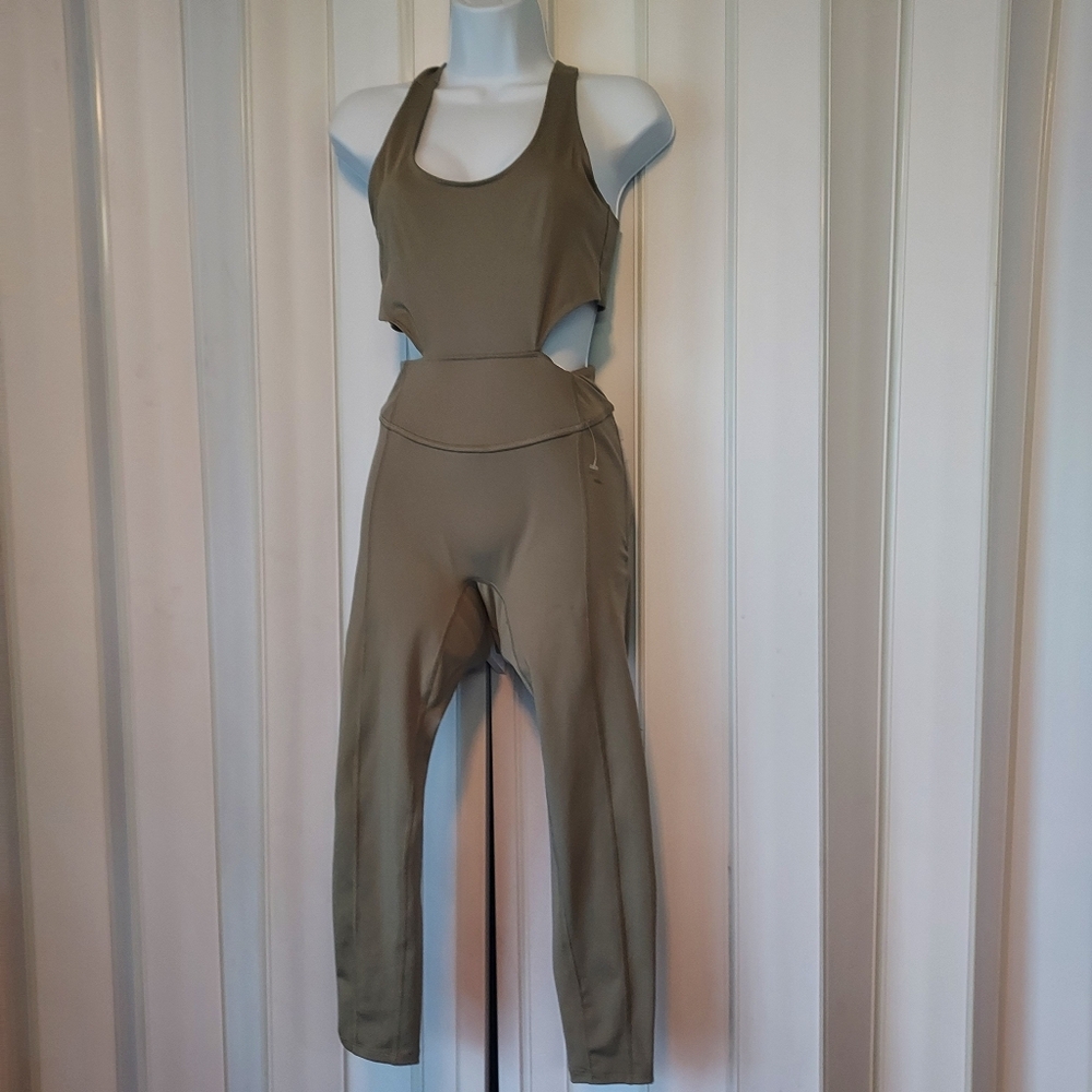 Free People Bat it Up Onesie Sporty Jumpsuit Sz-S NWOT